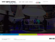 Tablet Screenshot of conteoggionipartners.it